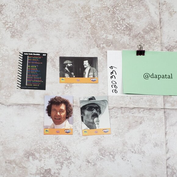 1992 Fan Appreciation Tour Food Lion 4 Nascar Cards Pocono Richard Petty - Picture 5 of 5